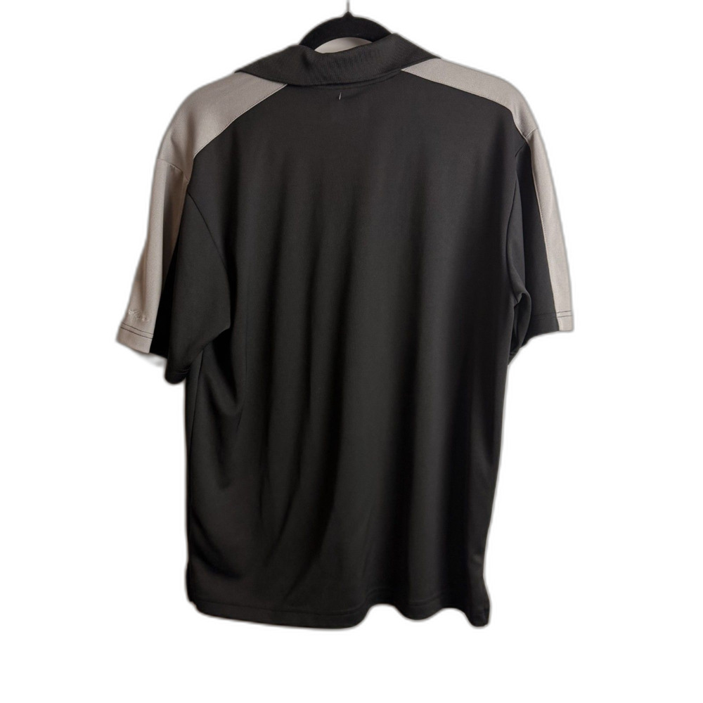 Ben Hogan Performance Polo Shirt Mens Medium Black Gray Golf Athletic - Picture 10 of 12